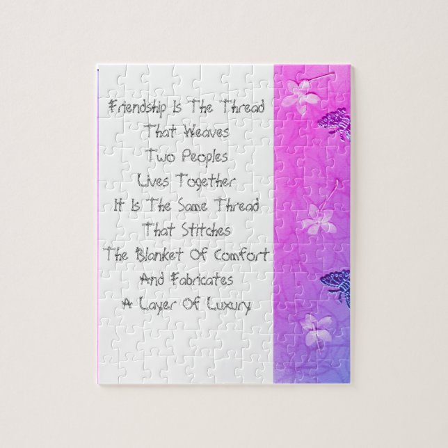 Puzzle La amistad es el hilo (Vertical)