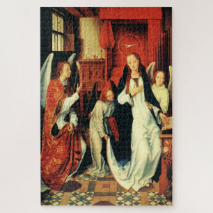 Puzzle La Anunciación de la Virgen María por Hans Memling