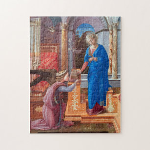 Puzzle La Anunciación, Filippo Lippi, 1440