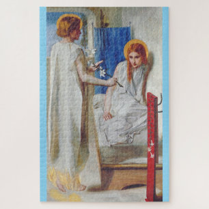 Puzzle La Anunciación por Dante Gabriel Rossetti