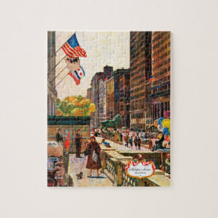 Puzzle La avenida de Michigan, Chicago de Juan vacila