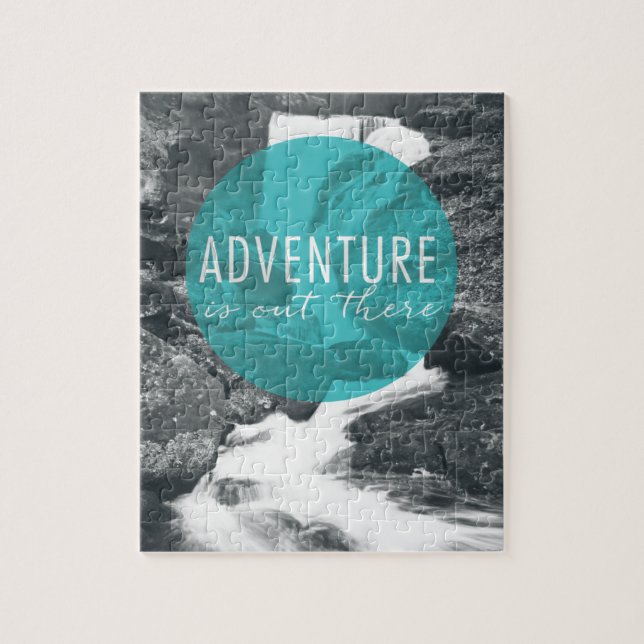 Puzzle La aventura de los ríos el | está hacia fuera allí (Vertical)