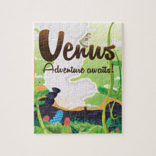 Puzzle ¡La aventura de Venus espera! cartel de viaje