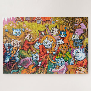 Puzzle La banda juega, Louis Wain