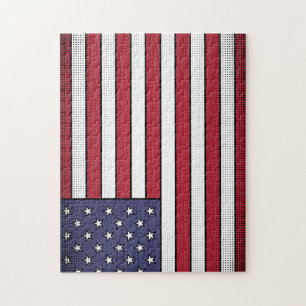 Puzzle la bandera de América