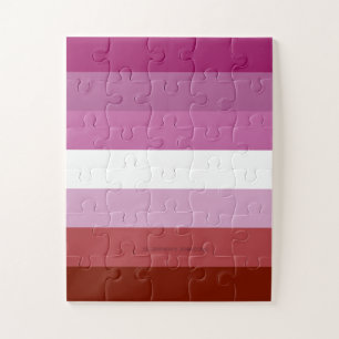 Puzzle La bandera del Orgullo Lésbico de SlipperyJoe es u