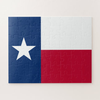 Puzzle La bandera estatal de Texas de una estrella solita