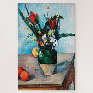 Puzzle La base de los tulipanes, Paul Cezanne