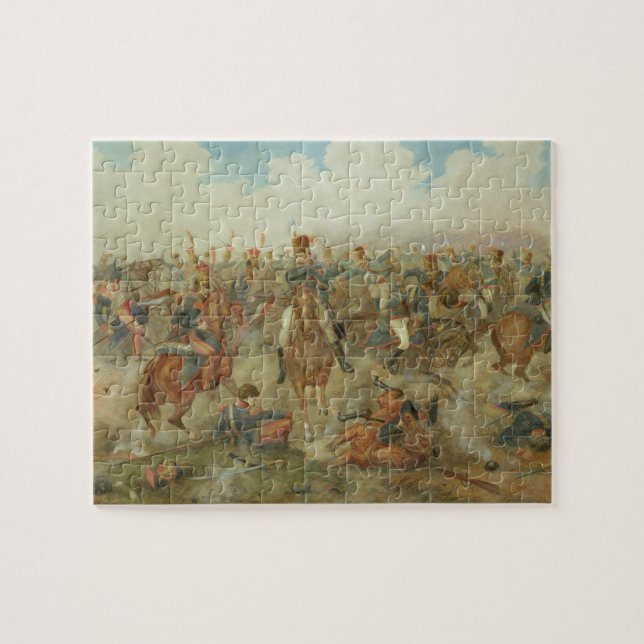 Puzzle La batalla de Waterloo, el 18 de junio de 1815 (Horizontal)