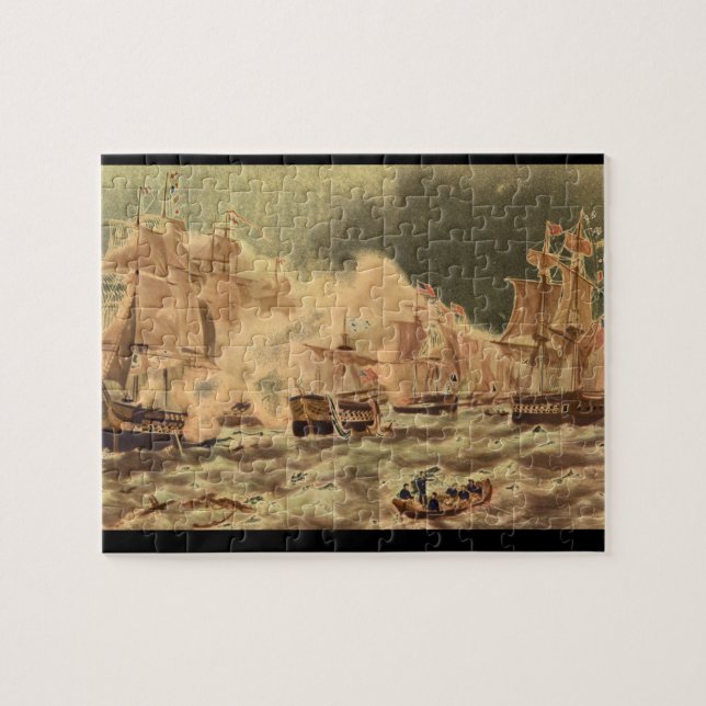 Puzzle La batalla del lago Erie, Commodore_Engravings (Horizontal)