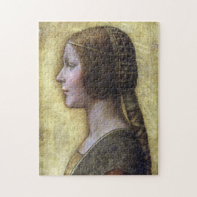 Puzzle La bella princesa, Leonardo da Vinci (Vertical)