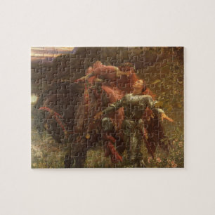 Puzzle La Belle Dame sans MGracias por Sir Frank Dicksee