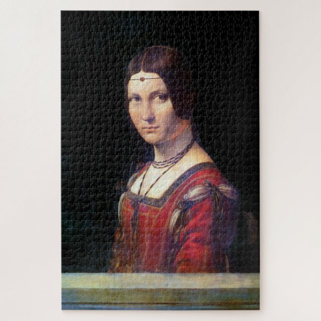 Puzzle La Belle Ferronniere, Leonardo da Vinci (Vertical)