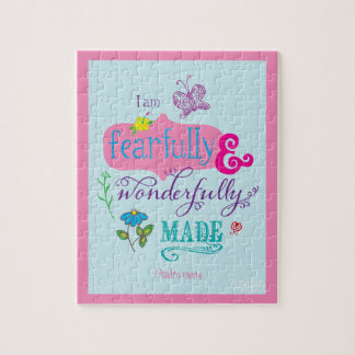 Puzzle La Biblia Girly Verse asustada y maravillosamente