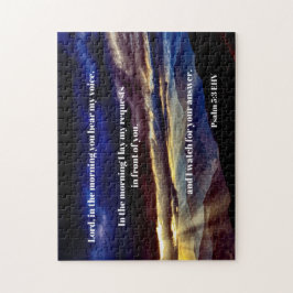 Puzzle La Biblia Mañana Verse Al Amanecer Sobre Las Monta