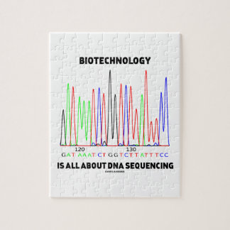 Puzzle La Biotecnología Es Todo Sobre La Secuencia De ADN