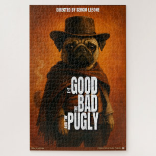 Puzzle La buena la mala y la parodia de la película Pugly