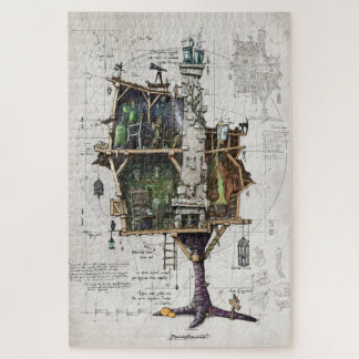 Puzzle La cabaña sobre patas de pollo de Baba Yaga rompec