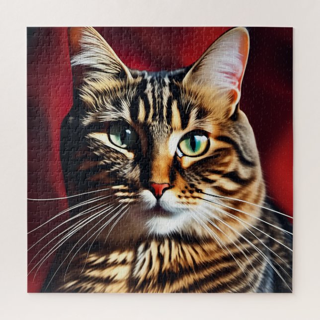 Puzzle La cabeza de gato (Vertical)