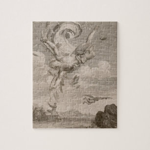 Puzzle La caída de Ícaro, 1731 (grabado)