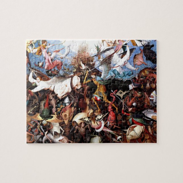 Puzzle "La caída de los ángeles rebeldes" de Bruegel (156 (Horizontal)