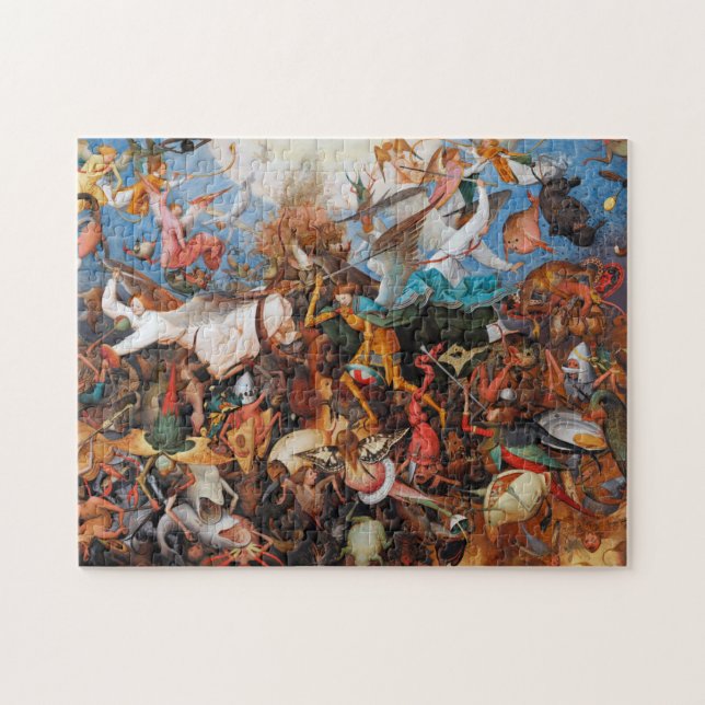 Puzzle La caída de los ángeles rebeldes, Pieter Bruegel (Horizontal)