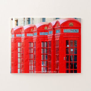 Puzzle La caja de teléfono roja de Londres