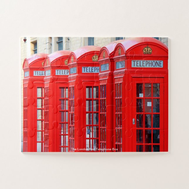 Puzzle La caja de teléfono roja de Londres (Horizontal)