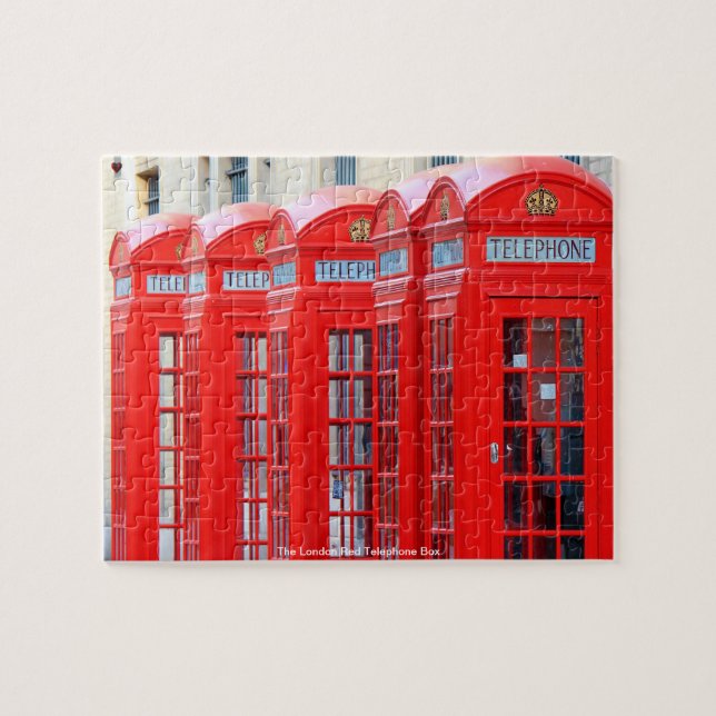 Puzzle La Caja de Teléfono Roja de Londres (Horizontal)