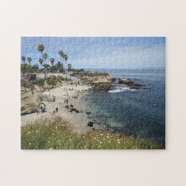 Puzzle La cala de La Jolla en California (Horizontal)