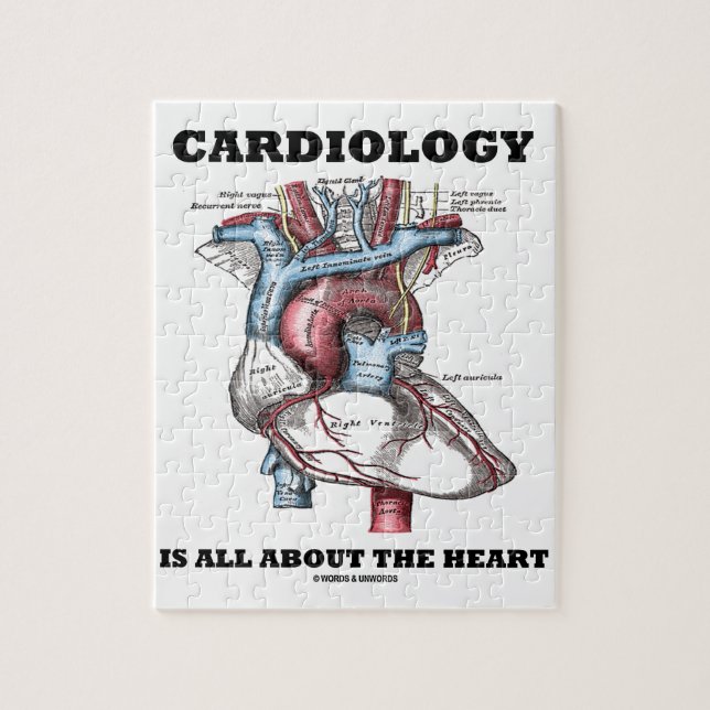 Puzzle La cardiología está todo sobre el corazón (Vertical)