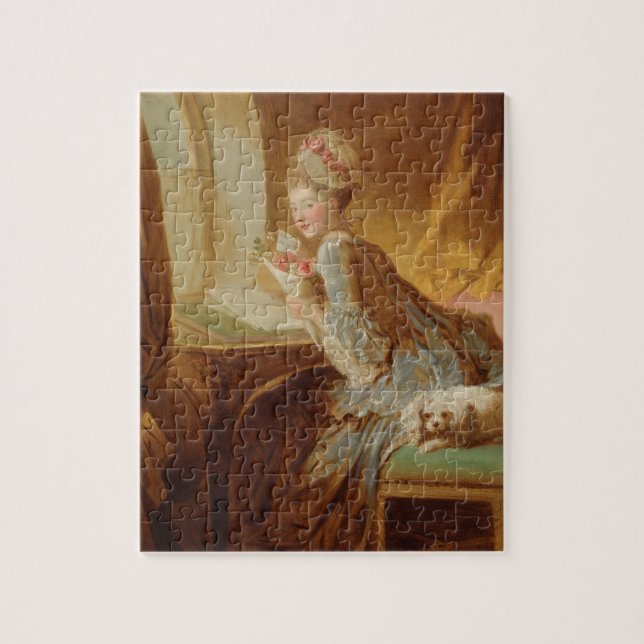 Puzzle La carta de amor de Jean Honoré Fragonard (Vertical)
