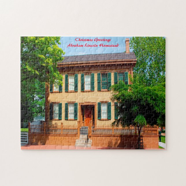 Puzzle La casa de Abraham Lincoln. (Horizontal)