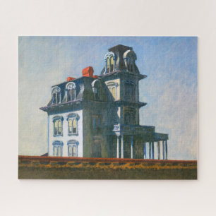 Puzzle La Casa junto a la vía del tren Edward Hopper