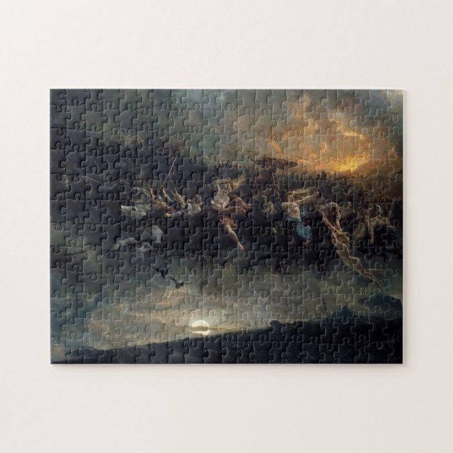 Puzzle La caza silvestre de Odin, 1872 por Peter Nicolai  (Horizontal)