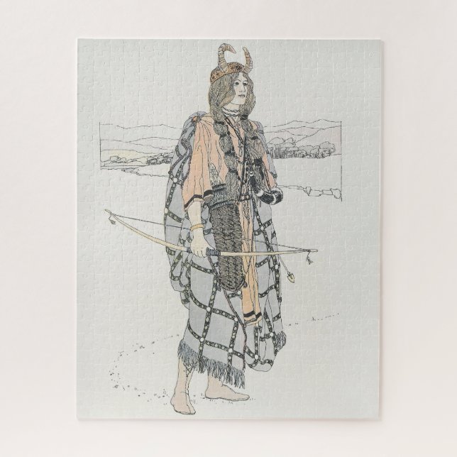 Puzzle La Cazadora (por Ann Macbeth) (Vertical)