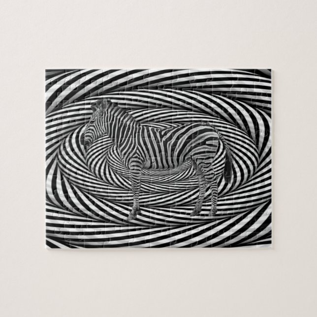 Puzzle La cebra deslumbra (Horizontal)