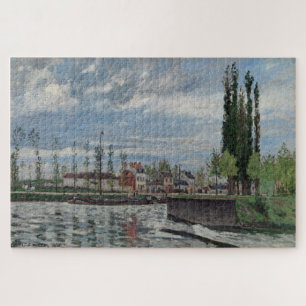 Puzzle La cerradura en Pontoise (1872) de Camille Pissarr