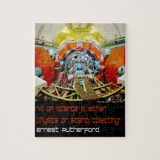 Puzzle La ciencia es física o recolección de sellos (Vertical)