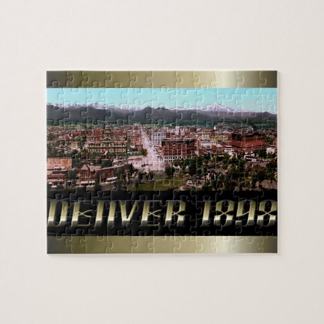 Puzzle La ciudad de Denver 1898 (Horizontal)
