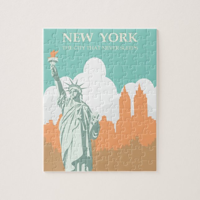 Puzzle La ciudad de Nueva York nunca duerme (Vertical)