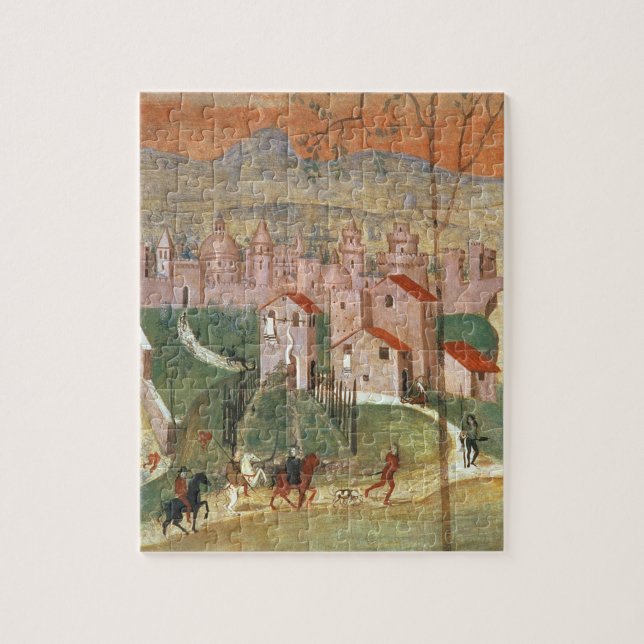 Puzzle La ciudad de Prato (fresco) (Vertical)