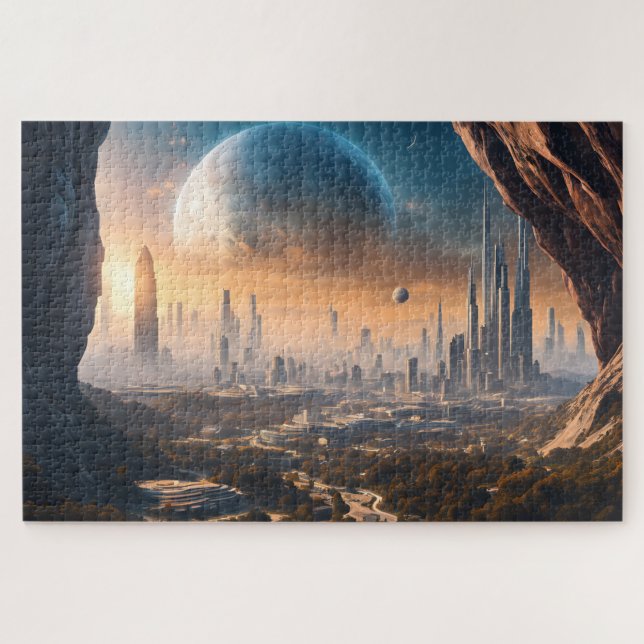 Puzzle La ciudad del cielo (Horizontal)
