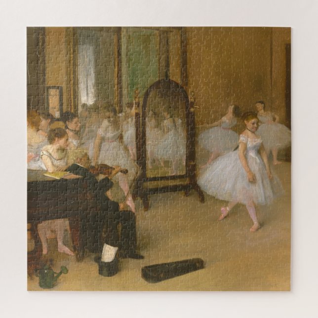 Puzzle La clase de baile (1870) Edgar Degas (Vertical)