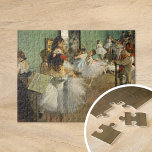 Puzzle La clase de baile | Edgar Degas<br><div class="desc">La clase de danza (1874) del artista francés Edgar Degas. La pintura original de arte fino es un óleo sobre lienzos que representa una clase de baile en una sala de ensayo en la antigua Ópera de París. Utilice las herramientas de diseño para agregar texto personalizado o personalizar la imagen....</div>