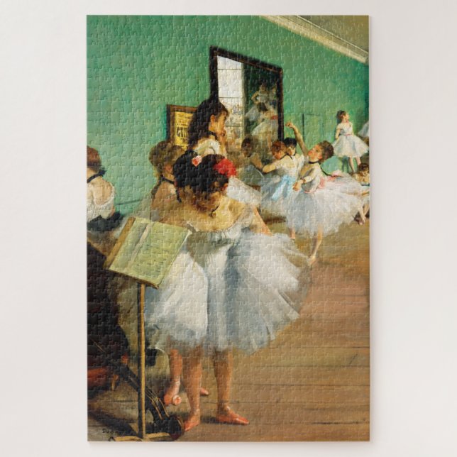 Puzzle La clase de danza (1874) de Edgar Degas (Vertical)