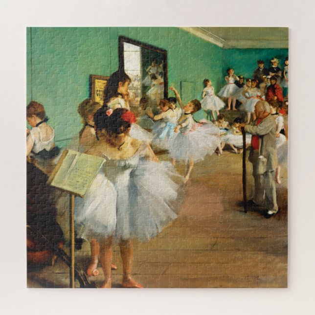 Puzzle La clase de danza (1874) de Edgar Degas (Horizontal)