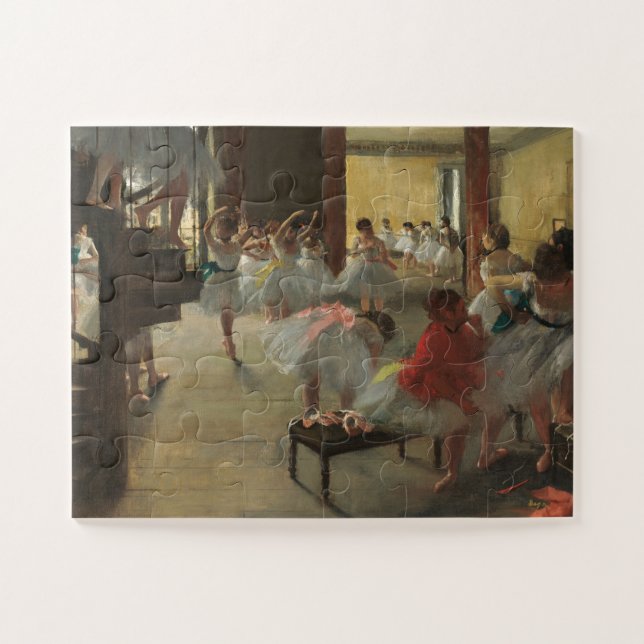 Puzzle La clase de danza, el arte de Degas (Horizontal)