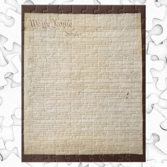 Puzzle La Constitución de los Estados Unidos, nosotros el (Subido por el creador)