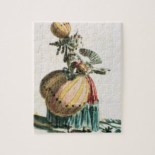 Puzzle La coqueta del vuelo, c.1784 (grabado del color)